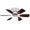 Westinghouse Westinghouse Petite 30 in. Brushed Nickel Brown LED Indoor Ceiling Fan 72307 - alternate 1